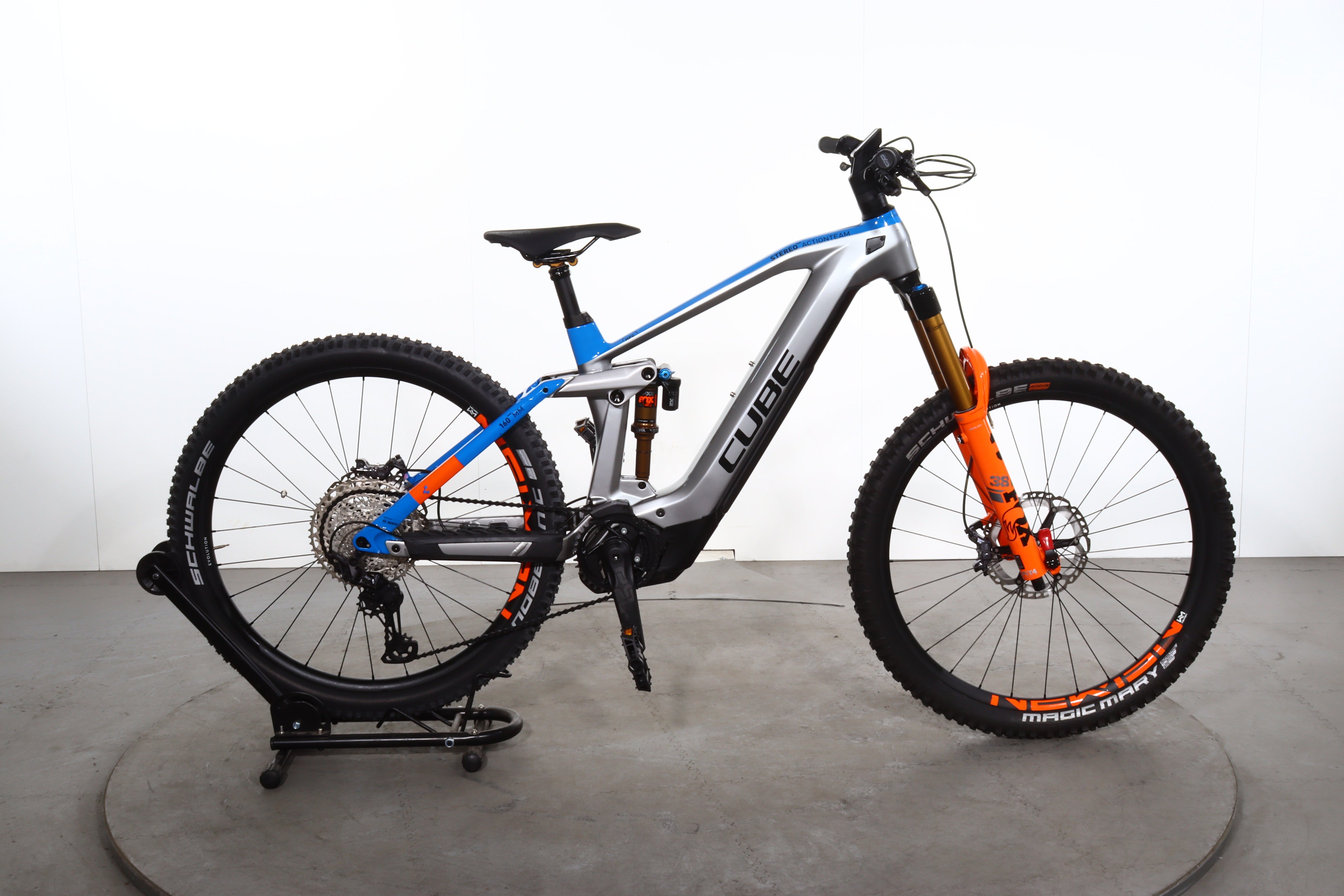 Electric Bike Cube Stereo Hybrid 160 Hpc Actionteam 2021 Cube