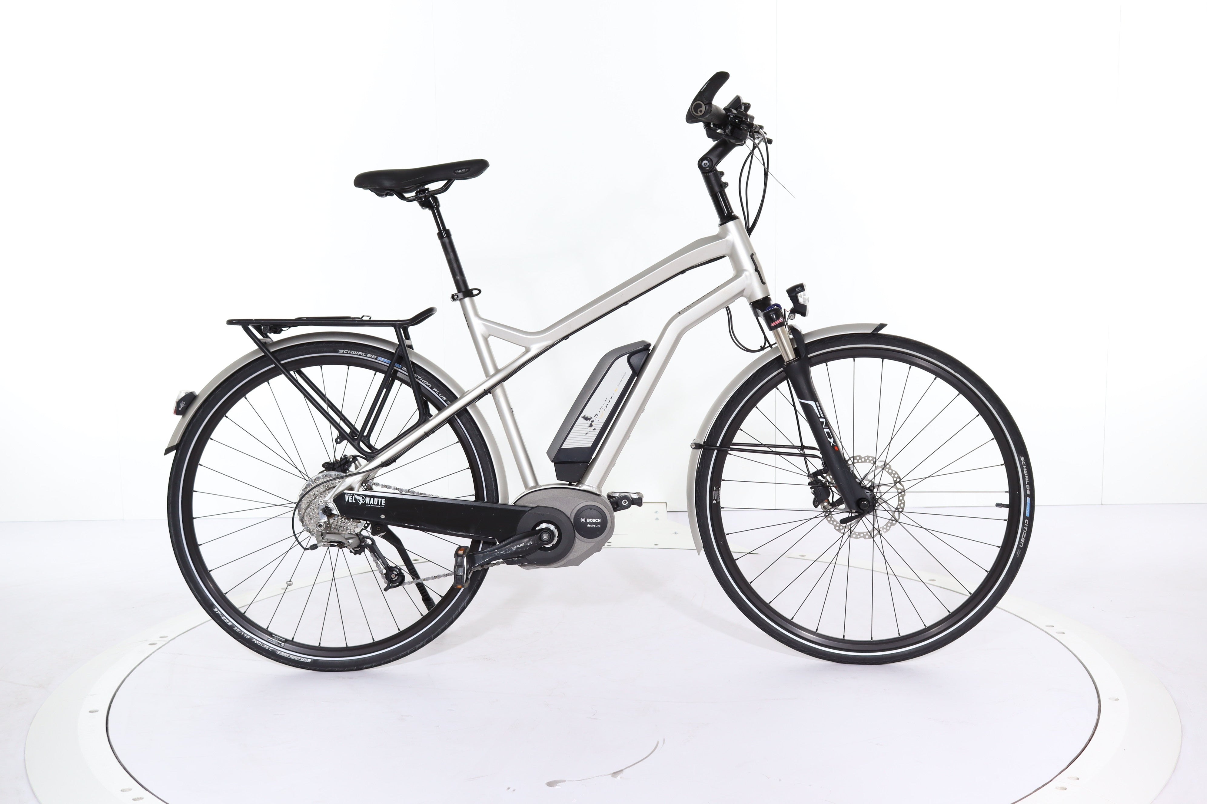 Electric bike Moustache Samedi Silver 28 refurbished by Upway Upway