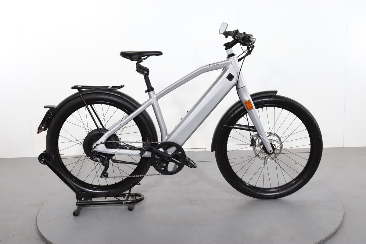 Fourche Vélo Carbone Stromer ST1 26 Pouces Blanche - Occasion Neuve Avec Défauts
